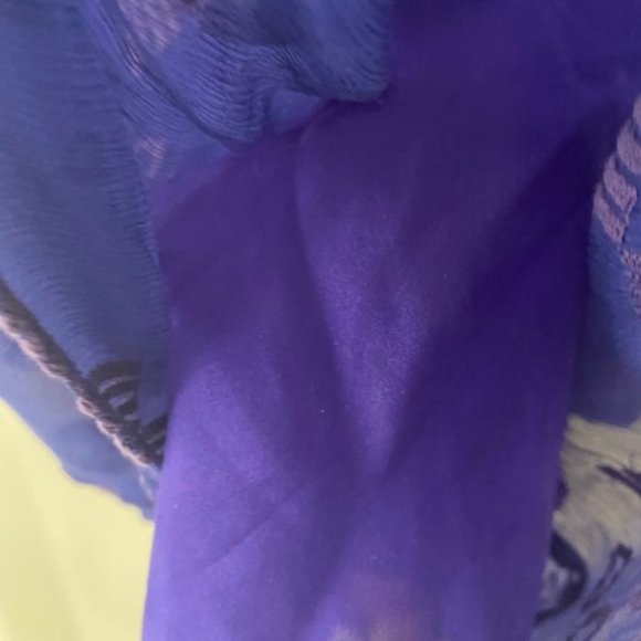 On hold Tt Collection Beautful Purple Silk Dress - Picture 7 of 14